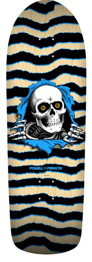 Powell Peralta Old School Ripper Skateboard Deck Nat/Blue- 9.89 x 31.32 -  Powell-Peralta®