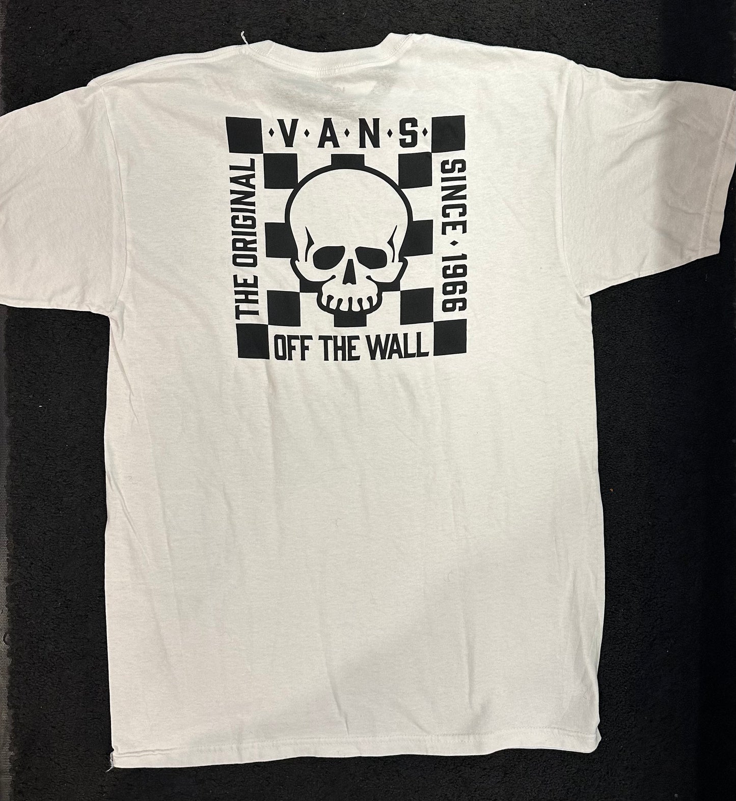 Vans White Check Mate T-Shirt