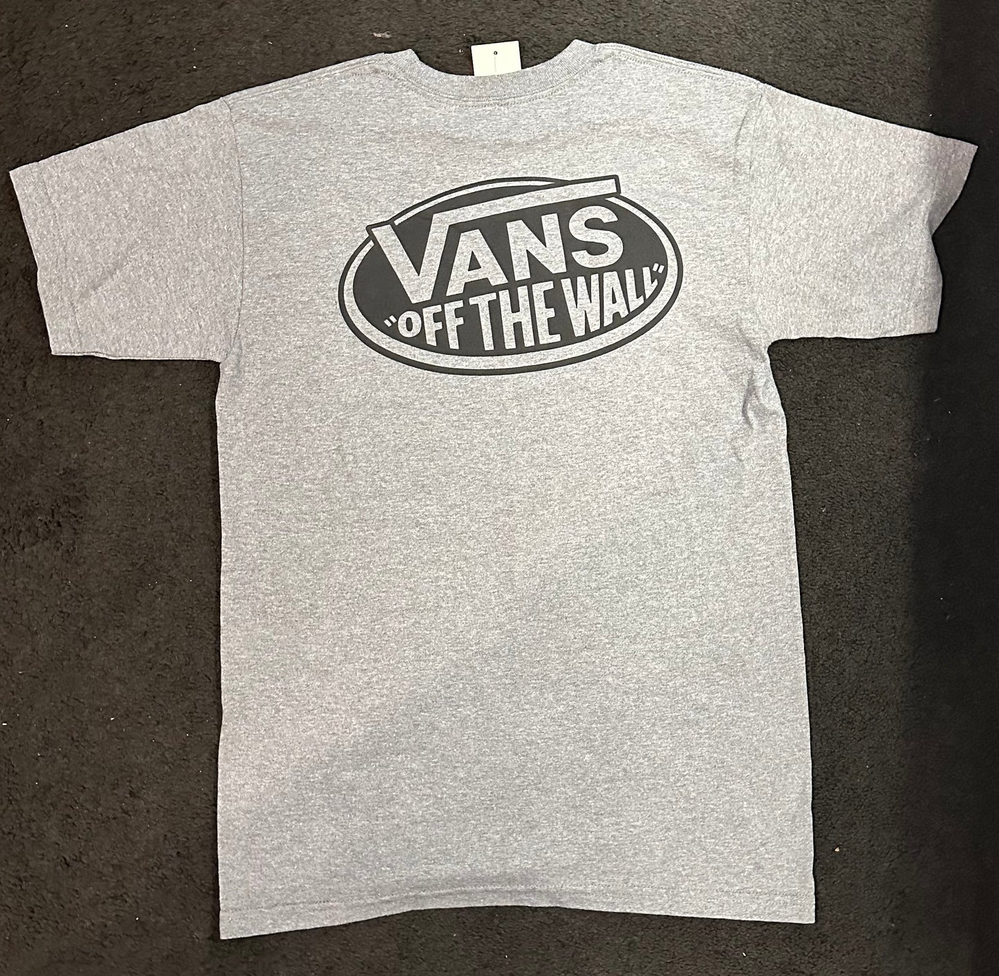 Vans Gray Classic Off the Wall Logo T-Shirt