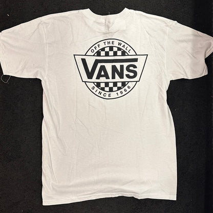 Vans White Retro Checker T-Shirt