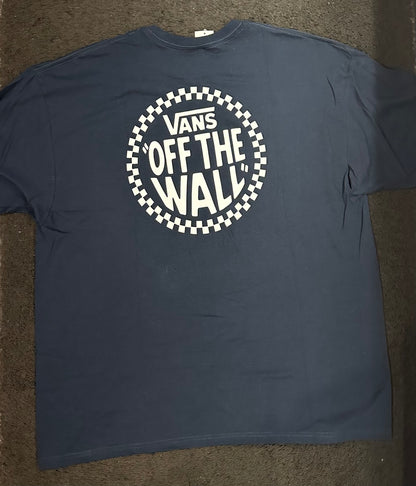 Vans Navy Blue Forwarding Off the Wall  T-Shirt