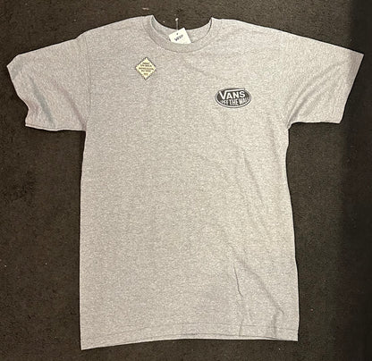 Vans Gray Classic Off the Wall Logo T-Shirt