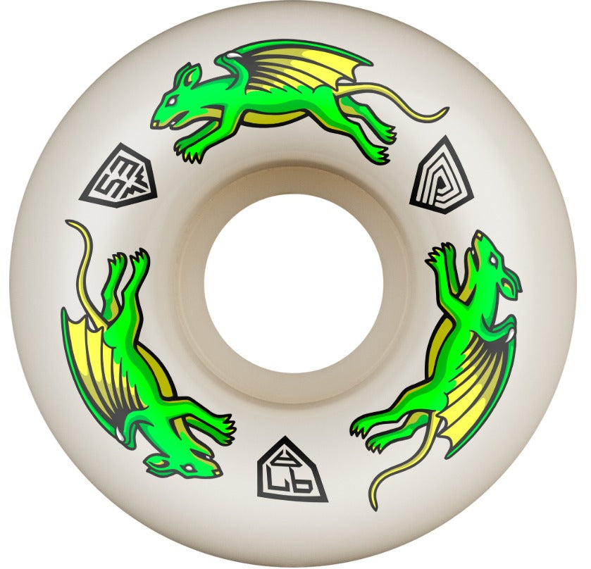 Powell Peralta Dragon Formula Nano Rats Skateboard Wheels 53mm x 34mm 93A