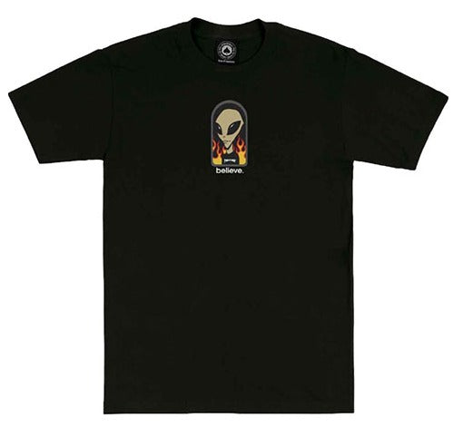 Thrasher X Alien Workshop "Believe" T-Shirt (Black)