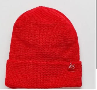 eS Block Beanie (Red)