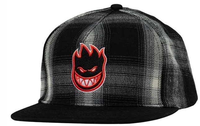 Spitfire BigHead Fill Snapback hat (Plaid)