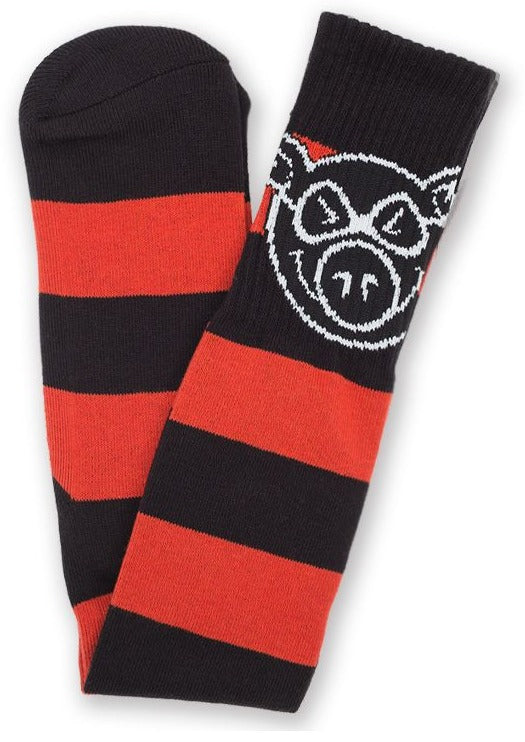 Pig Striped (Red Black)