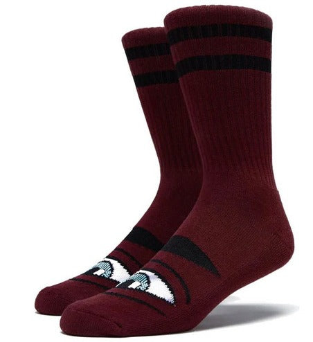 Toy Machine Skateboards Socks Sect Eye (Burgundy)