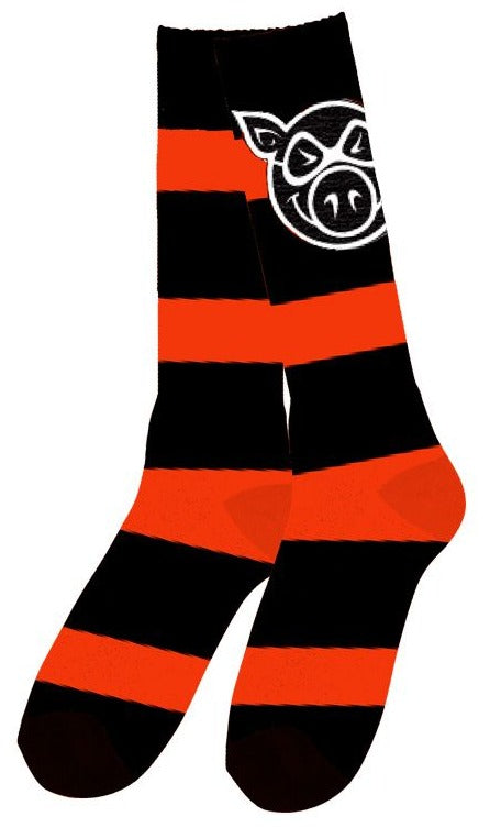 Pig Striped (Orange Black)