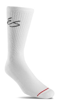 eS Script Crew Socks (White)