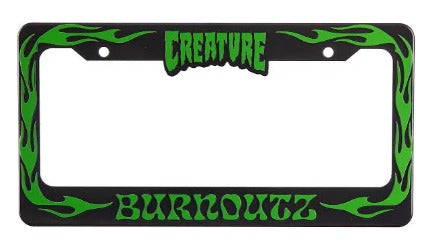 Creature Burnoutz LIcense Plate Frame