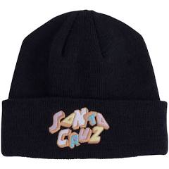 Santa Cruz Scatter Beanie Black-black