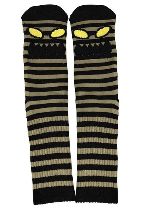 Toy Machine Socks Face Khaki