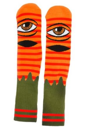 Toy Machine Socks Eye army/orng